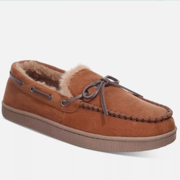 Club Room Other - Club Room Tan Loafers with Fur Lining